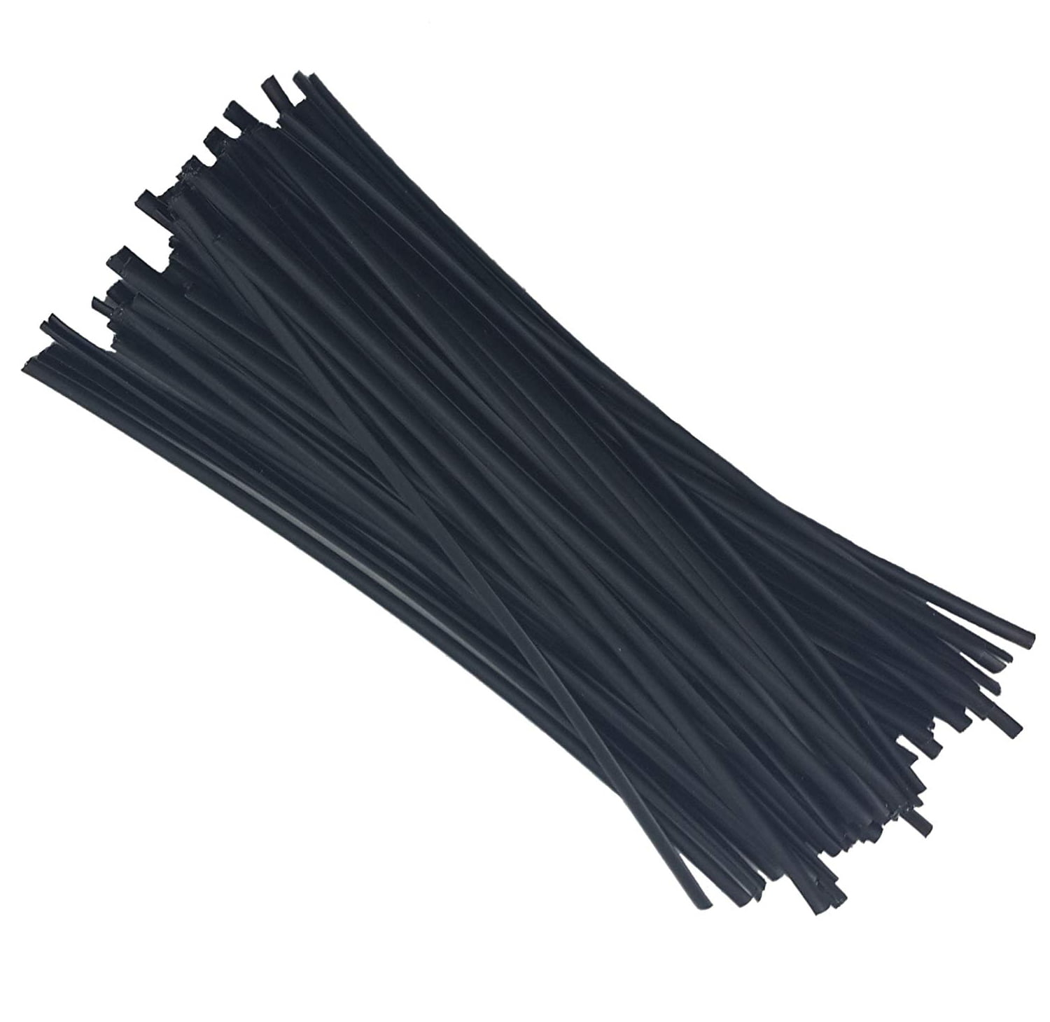 100X Black White Nylon Plastic Cable Ties Zip Tie Self Lock Wraps Reusable DIY 