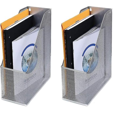 Mesh Steel Deluxe Magazine Rack, Extra Wide, Magazine File Holder ...