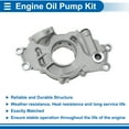 thumbnail image 5 of Unique Bargains No.12586665/M295/10296 Engine Oil Pump for AVANTI II 2001-2004 Pressure Pump, 5 of 7