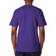 thumbnail image 2 of Bayside Adult 6.1 oz., 100% Cotton Pocket T-Shirt - PURPLE - 4XL, 2 of 3