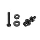 thumbnail image 5 of Kit de surtido de tornillos, tuercas y arandelas de nylon Uxcell, tornillos de cabeza redonda, tuercas de tornillo de máquina, arandelas planas negras M2x10mm, 5 of 5