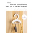 thumbnail image 3 of DuAnyozu Wardrobe Bag Hook Rack, Plastic Arch Backpacks Organizer Holder, 3 of 6