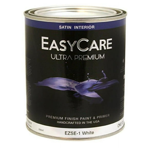 1 qt Easy Care Interior Satin Latex Enamel - White
