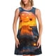 thumbnail image 1 of Disketp Glowing Mushroom In Forest para Vestido sin Mangas para Mujeres, Vestidos de Verano para Mujeres, Casual y Holgado para la Playa, 1 of 7