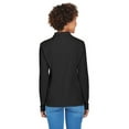 thumbnail image 2 of Ladies' Pima Piqué Long-Sleeve Polo - BLACK - 2XL, 2 of 3