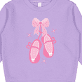 thumbnail image 3 of Inktastic Ballerina Pink Ballet Slippers Toddler Sweatshirt, 3 of 4