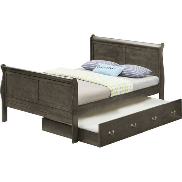 Glory Furniture Louis Phillipe Full, Inexpensive Twin Xl Trundle Bed