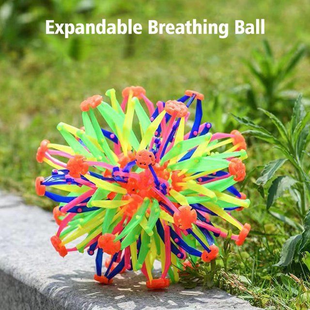 GHYJPAJK Bola de respiración Bola de expansión novedosa Juguete expansible multicolor