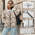 thumbnail image 6 of Renewold Otter Seashell Flower Beige Women's Oversized Hoodie Jackets Full Zip Up Pullover Sweatshirt Long Sleeve Y2K Hoodies Tops Fleece Sweatshirts Trendy Jackets Winter Fall Fashion Outfits, XS, 6 of 7