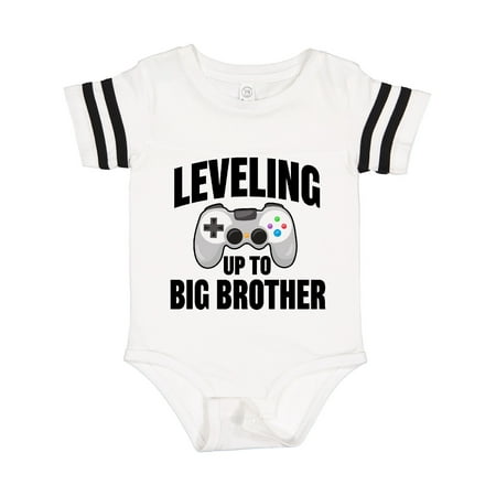 

Inktastic Leveling Up to Big Brother Gift Baby Boy Bodysuit
