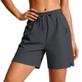 thumbnail image 2 of Neewe Shorts de Randonnée pour Femmes Séchage Rapide Légers Résistants à l'Eau Shorts Athlétiques avec Poches Extérieur Golf Actif, 2 of 8