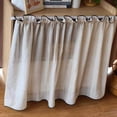 thumbnail image 3 of Wardrobe privacy curtain, curtain under the sink, bookshelf short curtain, country style window curtain privacy door curtain for shelves, windows, living room, 3 of 7