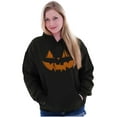 thumbnail image 3 of Classic Halloween Pumpkin Costume Unisex Plus Fleece Graphic Hoodie Brisco Brands 4X, 3 of 4