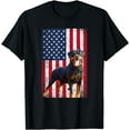 thumbnail image 2 of American Flag Rottweiler Dog Lover Funny 4th of July Dog T-Shirt, 2 of 3