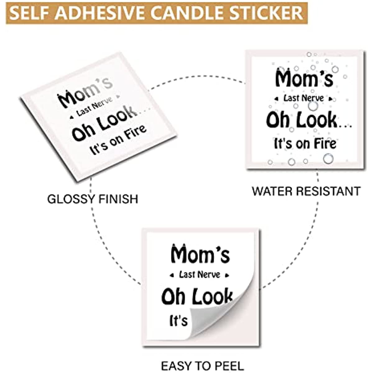 Candle Stickers Labels Square 2.52 Inch 30pcs If You Forget Me Ill Burn  Your House Down Sticker Self Adhesive Labels for Candle Essential Oil  Container Can Drink Cup Packaging Bag Gift Box 