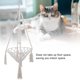 thumbnail image 3 of Cama Colgante Para Gatos, Cama Columpio Para Gatitos, Duradera, Transpirable Para Descansar Y Dormir, 3 of 7