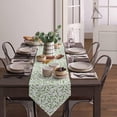 thumbnail image 3 of Spring Leaves Triangle Table Runners Long Dresser Scarves Table Decoration for Wedding Party/Graduation Ceremony/Banquet Modern Minimalist Green White Watercolor, 3 of 7