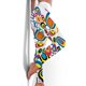 thumbnail image 3 of Gibobby Pantalones mujer Pantalones de yoga para mujer con estampado de levantamiento de ejercicios, pantalones de yoga transpirables a la(Blanco， M), 3 of 5