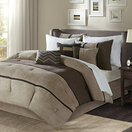 Palisades 7 Piece Comforter Set Brown King Walmart Canada