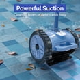 thumbnail image 3 of Ktaxon Gear Drive Automatic Suction Pool Cleaner for Above Ground & Inground Pools w/ 12 Grey Hoses, 132-2C, Blue, 3 of 7