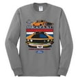 thumbnail image 2 of Wild Bobby, Mustang Powered by Ford Performance Cars and Trucks Men Long Sleeve Shirt, Heather Grey, X-Large, 2 of 6
