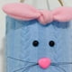 thumbnail image 5 of Cesta de Pascua con patas a rayas, contenedores para fiestas, golosinas de huevo, bolsa de conejito, decoración, bolso de mano Azul, 5 of 7