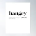 thumbnail image 2 of Hangry Poster Wall Art, Modern Wall Decor For Living Room Bedroom, 16x24 UNFRAMED, 2 of 3