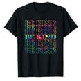 thumbnail image 1 of AALJY Be Kind Rainbow Kindness Positivity Tie Dye T-Shirt, 1 of 1