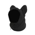 thumbnail image 4 of Stgfyxgs Pet Winter Ear Muffs Hat Windproof Ear Wrap Soft Warm for Dogs Pets Outdroor Black XL, 4 of 9