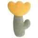 thumbnail image 4 of Almohada de felpa con flores adorables y suaves, decoración decorativa para el hogar, dormitorio, oficina, regalo de año Nuevo para niñas amarillo, 4 of 7