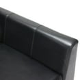 thumbnail image 4 of MCombo Modern Accent Chair, Faux Leather Upholstered Lounge Armchair, Single Sofa Chairs for Living Room Office, 4 of 9