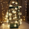 thumbnail image 1 of Cadena de luces LED navideñas con copos de nieve, cadena de luces intermitentes, cadena de luces estrellada, luces decorativas, 1 of 5