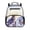 Wild Wolf, variant on Jeiento Rugby Preschool Backpack for Toddler, American Flag 13.5 Inch Kids School Backpack for Boys 2-5, Lightweight Bookbag with 2 Front Zipper Pockets