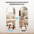 thumbnail image 6 of Simenmax 59"x16" Full Length Mirror Full Body Floor Mirror with Stand for Bedroom Cloakroom, Gold, 6 of 6