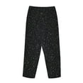 thumbnail image 5 of Junzan Black Glitter Women'S Pajama Pants Drawstring Comfy Sleep Bottoms With Pockets, 5 of 9