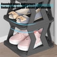 thumbnail image 6 of Qocolhg 4 Tier Vertical Narrow Shoe Rack, Free Standing Shoe Racks, Skinny Shoe Shelf Easy Assembly, Compact Shoe Organizer Space Saving for Small Spaces, Entryway, Garage, Front Door Entrance, Black, 6 of 6