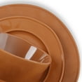 thumbnail image 3 of Famiware Aurora 12 Piece Dinnerware Set, Stoneware Plates and Bowls Set, Service for 4, Brown, 3 of 7
