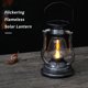 thumbnail image 5 of Lámpara portátil Luz de vela colgante con energía solar LED retro Lámpara de aceite Parpadeo Linterna solar sin llama Iluminación colgante al aire libre para patio Jardín Tienda Eccomum Lámpara portátil, 5 of 7