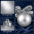 thumbnail image 5 of Set of 1 Christmas Ornament Ball for Christmas Tree, 4.72 Inch Large Hanging Ornament for Home Holiday Display Xmas Party Fireplace Stair Wreath Indoor Decorations, 5 of 7