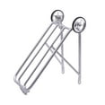 thumbnail image 2 of Soporte trasero para de 1 pieza con rueda fácil plegable para accesorios de la ocho soporte de estante de resistencia , Plata, 2 of 7