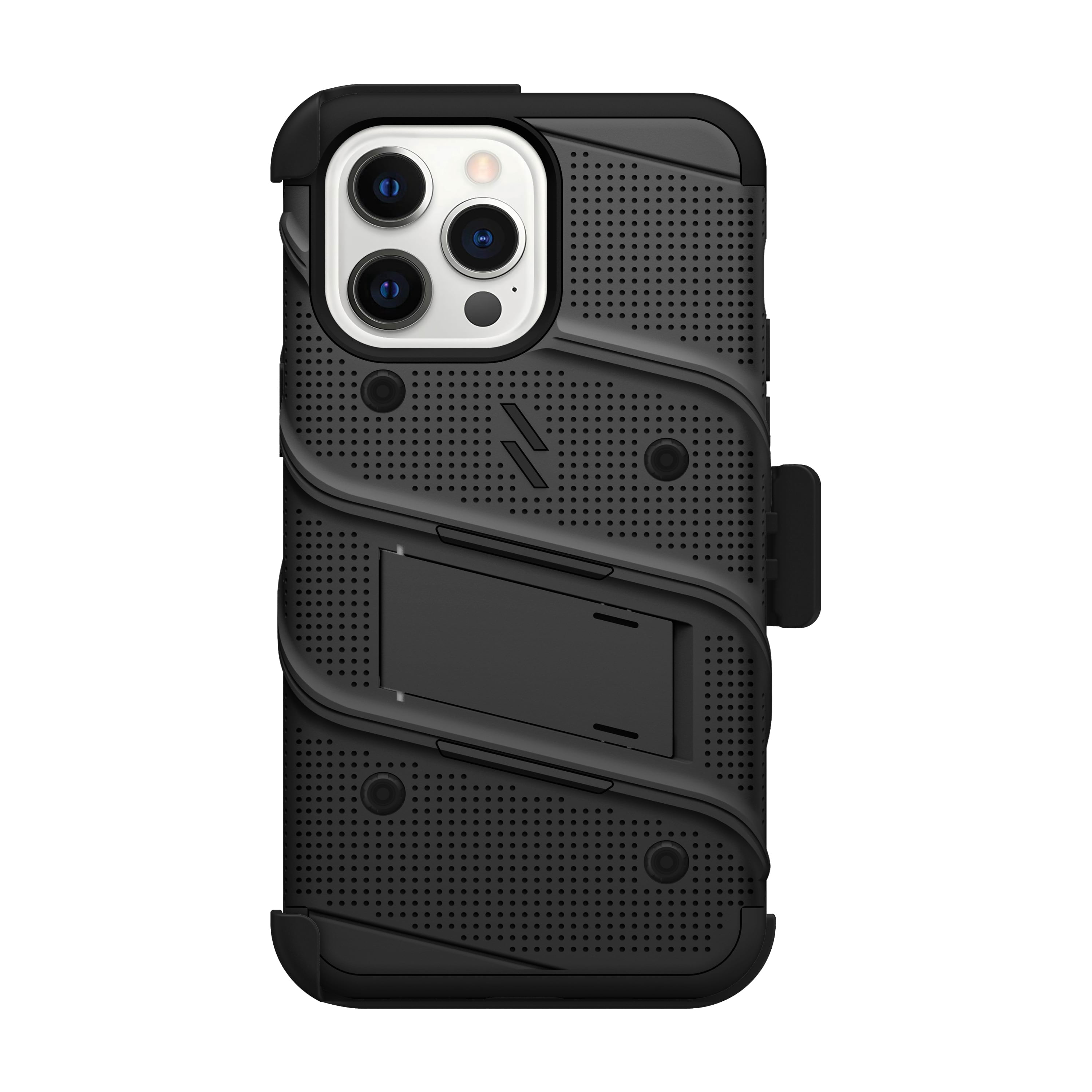 ZIZO BOLT Bundle Max Case with Glass For Apple iPhone 15 Pro Max- Black