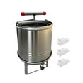 thumbnail image 2 of Tnarru Honey Extractor Making Lightweight Multifunctional Stable Base Crusher Fruit Press for Olive Oil Vinasse Honeycomb 3 filtration bags, 2 of 8