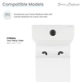 thumbnail image 5 of Toilet Hardware, Black (SM-2T120HB), 5 of 6