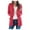 Red, variant on Turilly Womens Jackets Ladies Women's Boho Patchwork Cardigan Long Sleeve Open Front Knit Sweaters Coat Pockets