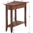 thumbnail image 3 of Convenience Concepts American Heritage Wedge End Table in Espresso, 3 of 4