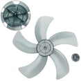 thumbnail image 3 of 16 Inch Household Plastic Fan Blade Five Leaves with Nut Cover for Pedestal, 3 of 8