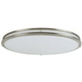 thumbnail image 5 of Design House Owens 32" Integrated LED Modern Dimmable 1 Light Brushed Nickel Flush Mount Ceiling Light with White Frosted Shade, 5 of 15