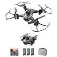 thumbnail image 1 of 2.4GHz 4CH RC Drone Evitación de obstáculos FPV Cuadricóptero plegable (Batería gris 3) Likrtyny juguetes de los niños, 1 of 9
