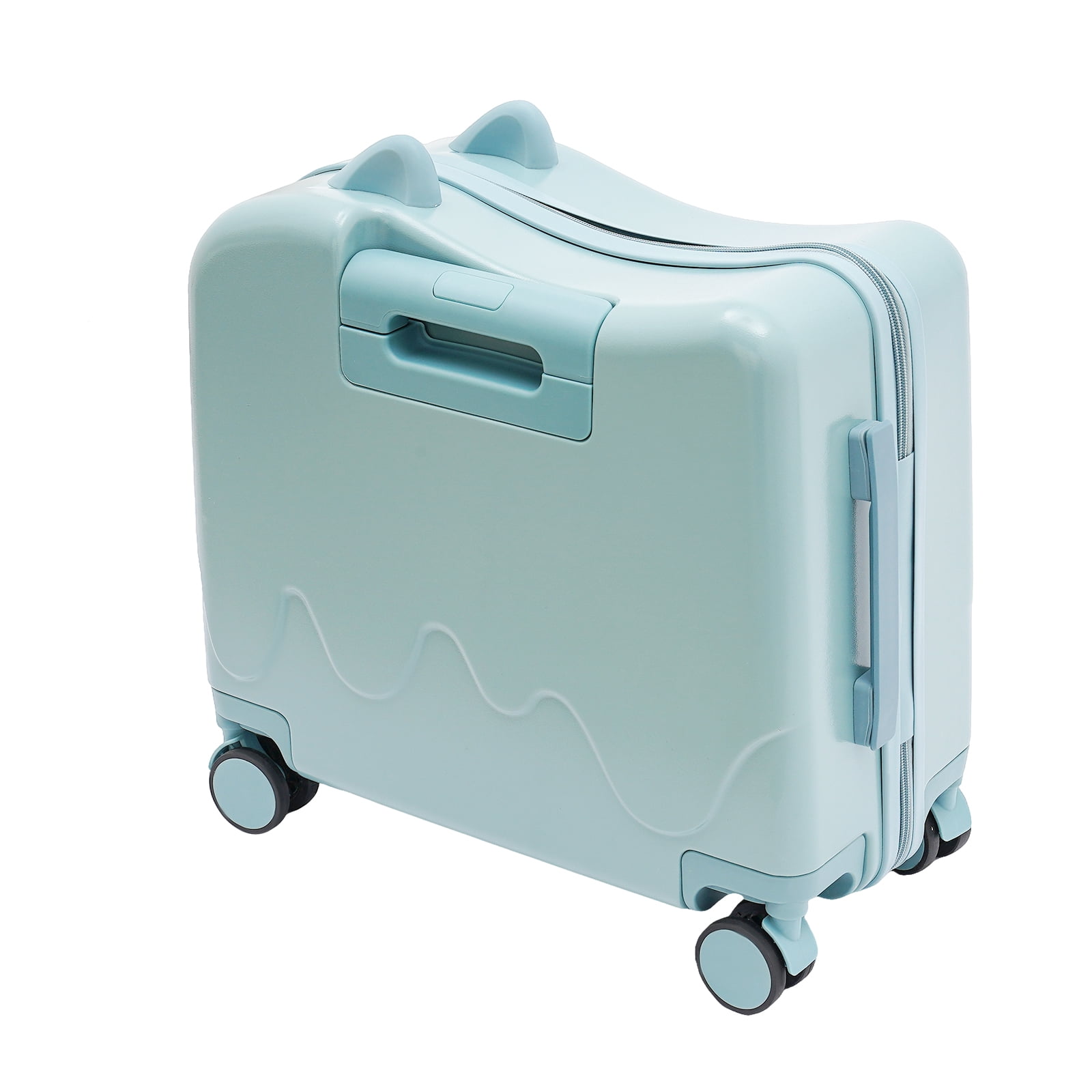 18inch,20inch Ride-On Kids Suitcase,Rolling Luggage with Spinner Wheels Carry Trolley Luggage with Password Lock Children's Ride On Trolley Airplane Luggage