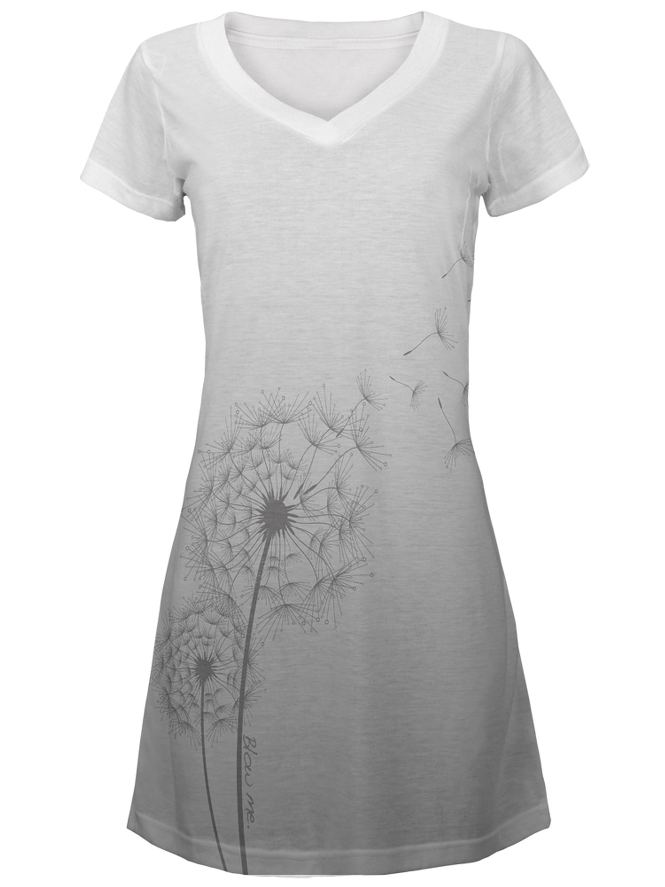 white t shirt dress walmart